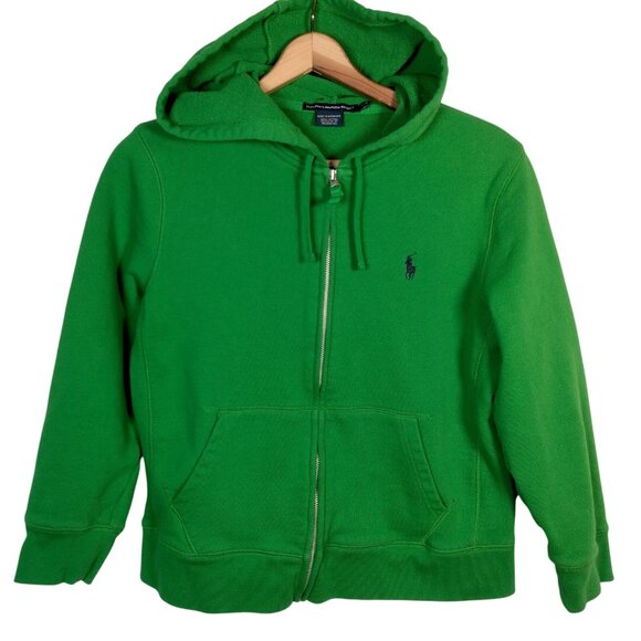 Ralph Lauren Sport Other - Polo Ralph Lauren Sport Hooded Sweatshirt Youth Large Kelly Green Pony Hoodie